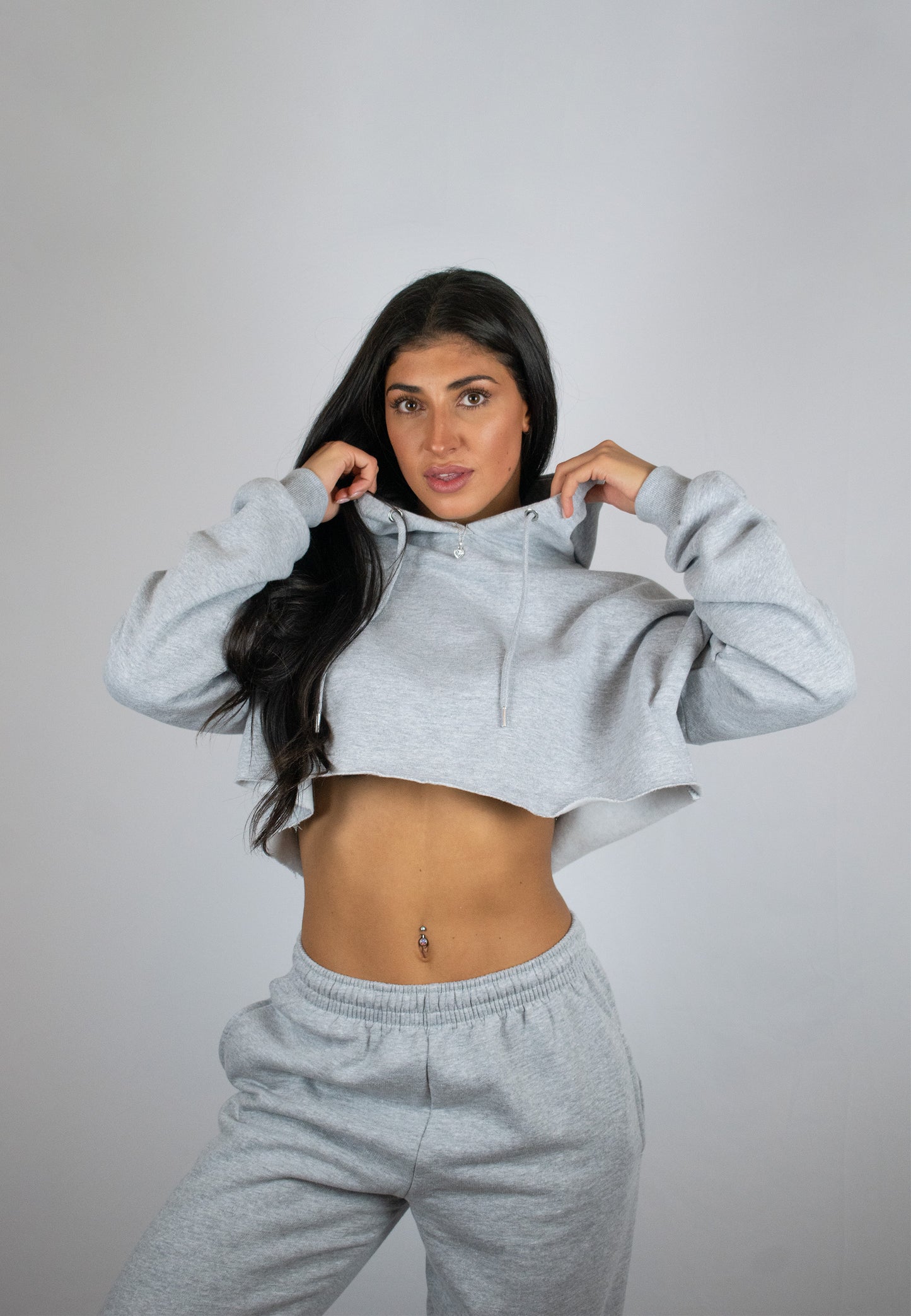 Cara Crop Hoodie & Joggers Set