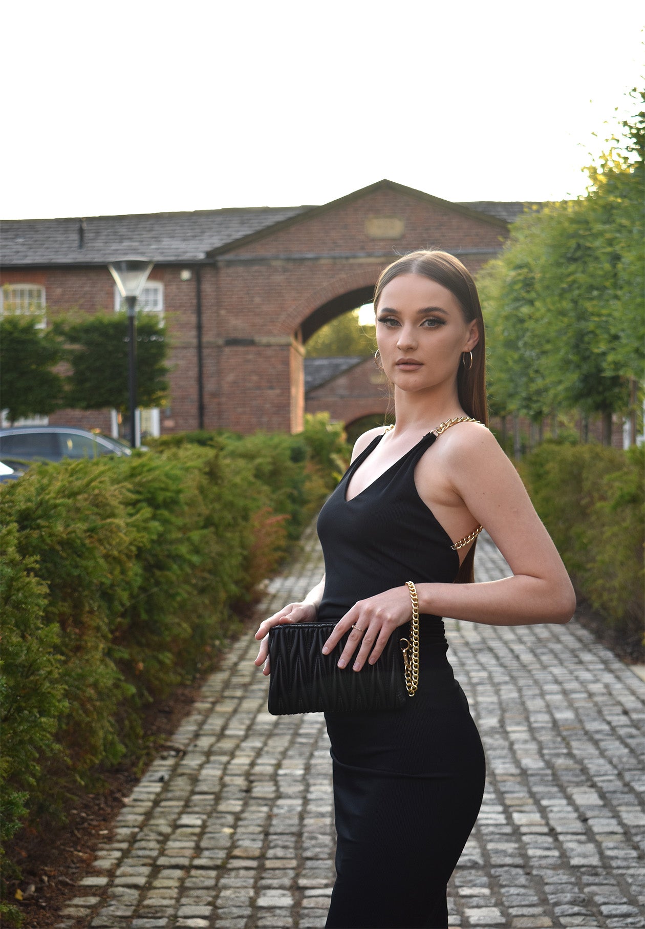 Gia Handheld Padded Clutch