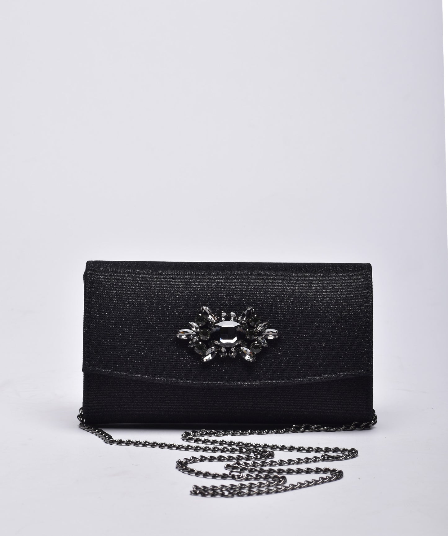 Gracie Clutch Bag With Diamante Detail