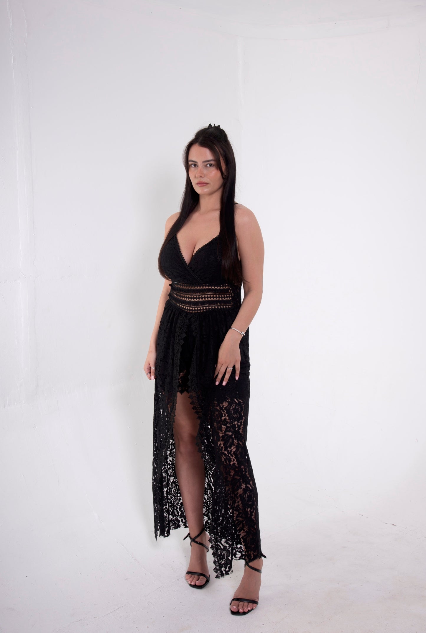 Lace look playsuit