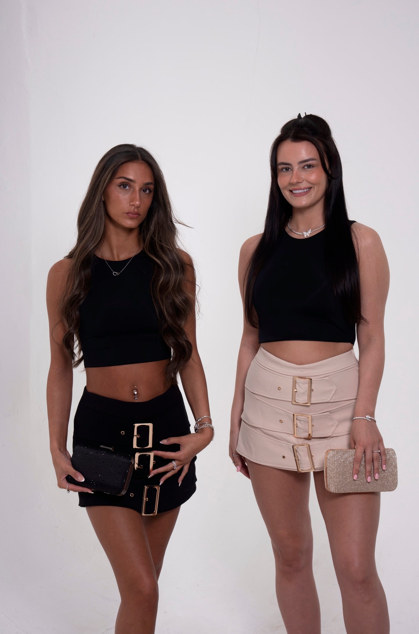 Eve Buckle Detail Mini Skort
