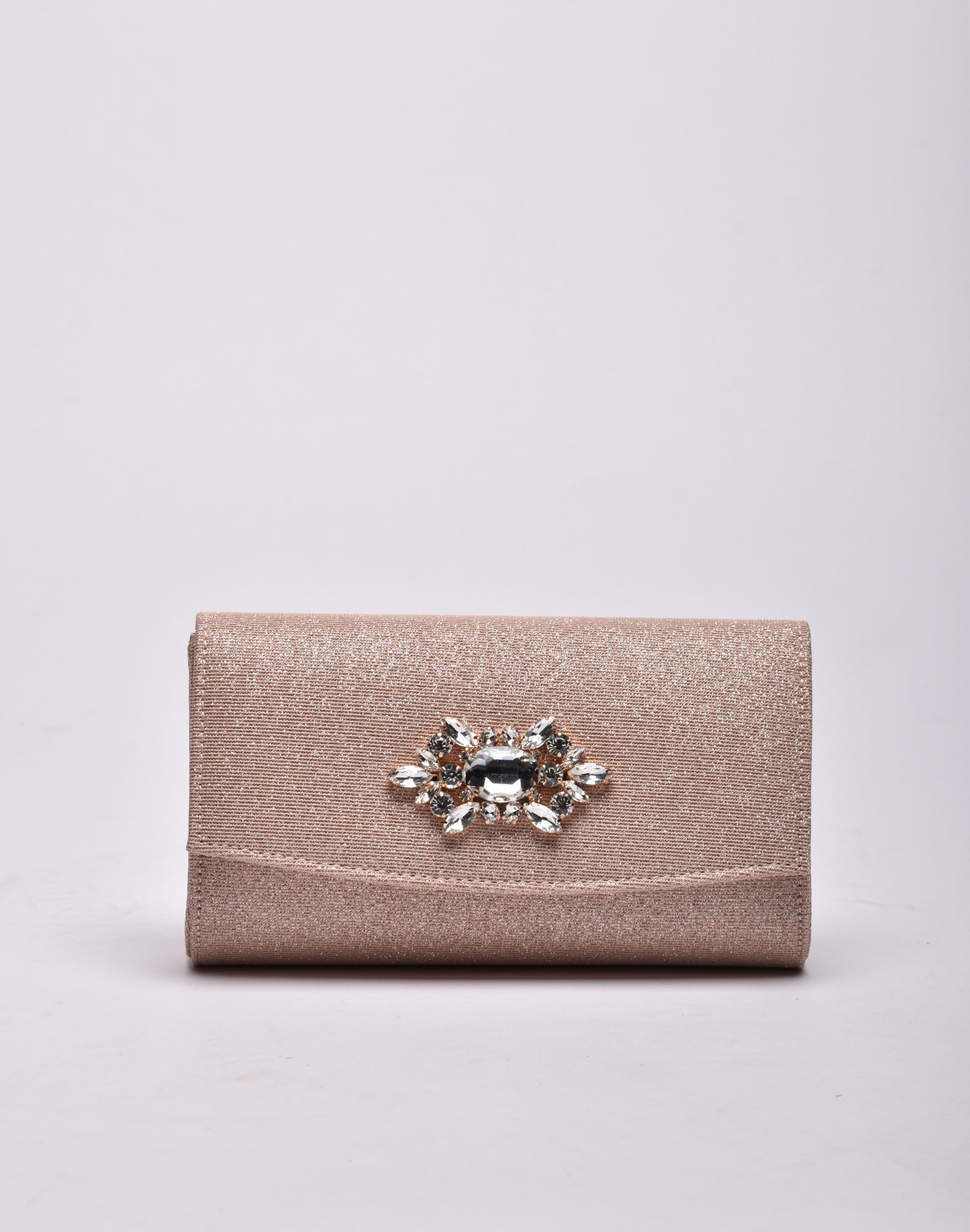 Gracie Clutch Bag With Diamante Detail